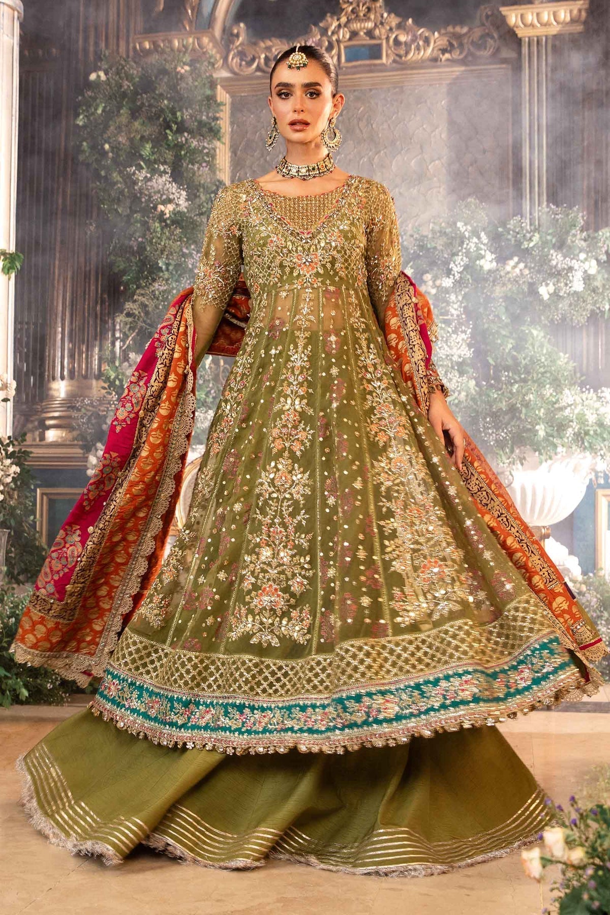 Maria B | Embroidered Formals 24 | Organza Suit | BD-2906