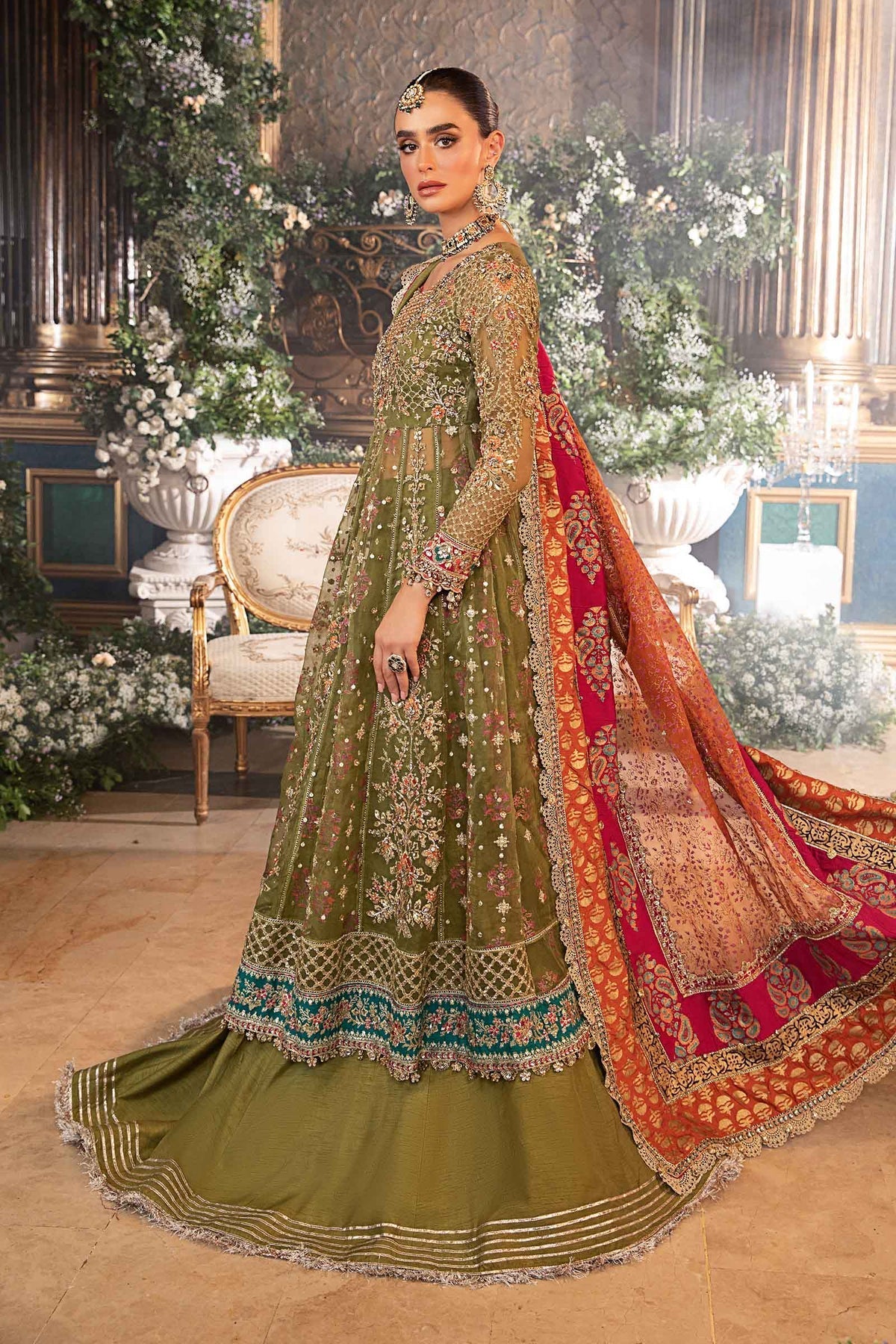 Maria B | Embroidered Formals 24 | Organza Suit | BD-2906
