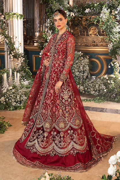 MARIA B__3 Piece Embroidered Organza Suit | BD-2908