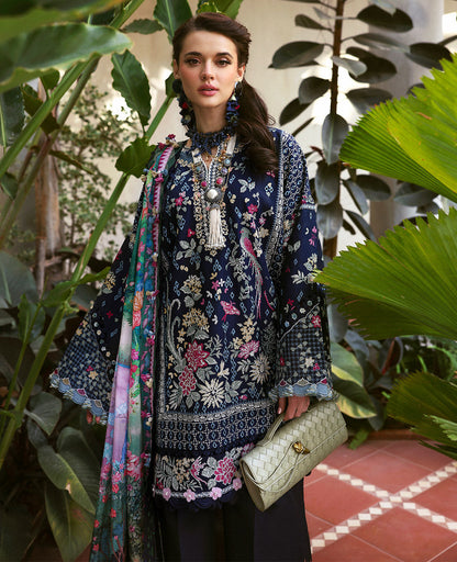 Republic Womenswear | Kalani Eid Luxury Lawn 25 | D5-B - Nyra