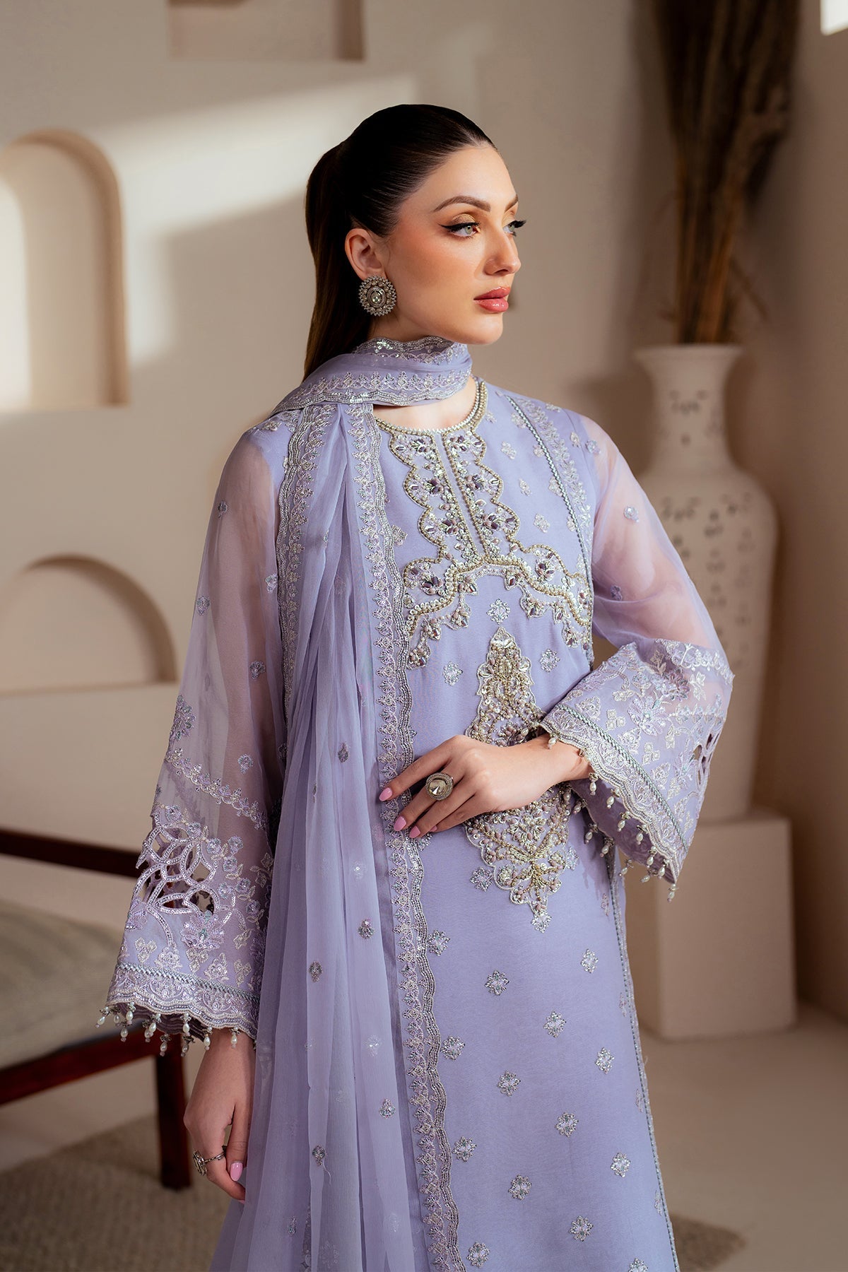 Alizeh | Aymal Chiffon | AF-BHM-4041-Marine