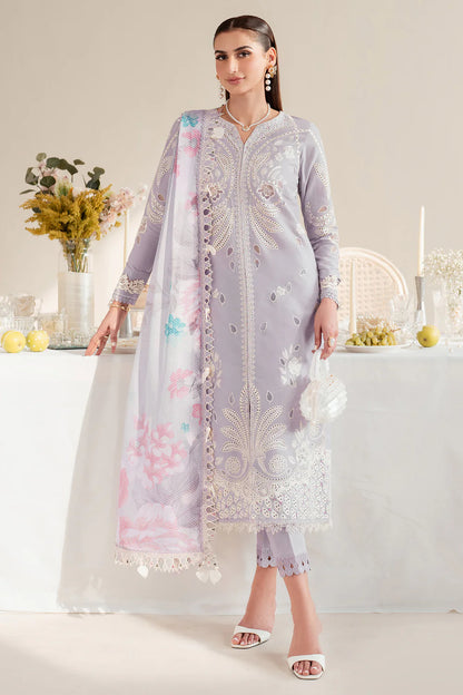 Jazmin | Iris EMBROIDERED DOBBY LAWN IL'25-D06