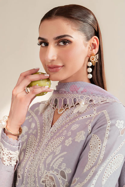Jazmin | Iris EMBROIDERED DOBBY LAWN IL'25-D06
