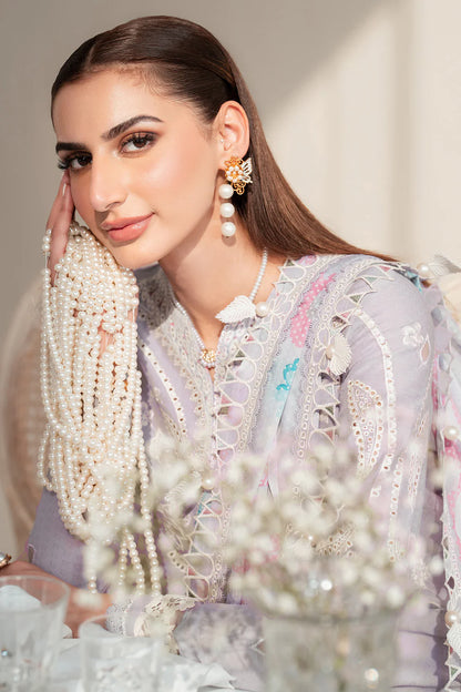 Jazmin | Iris EMBROIDERED DOBBY LAWN IL'25-D06