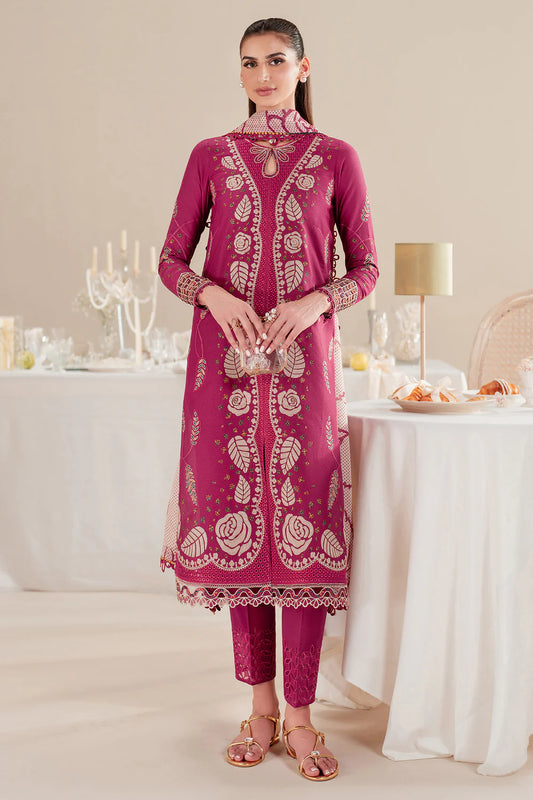 Jazmin | Iris EMBROIDERED DOBBY LAWN IL'25-D05