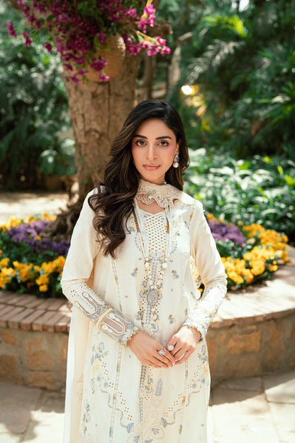 Qalamkar | Luxury Lawn Eid Edit | SB-09 Adeena