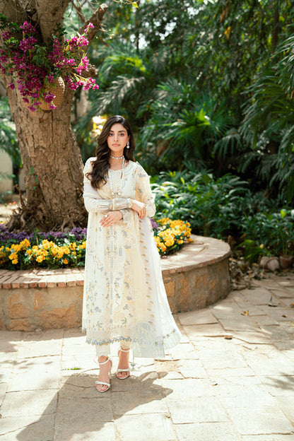 Qalamkar | Luxury Lawn Eid Edit | SB-09 Adeena