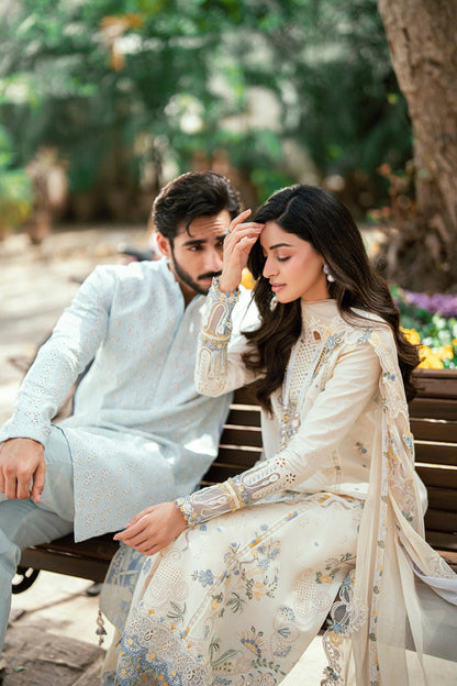 Qalamkar | Luxury Lawn Eid Edit | SB-09 Adeena
