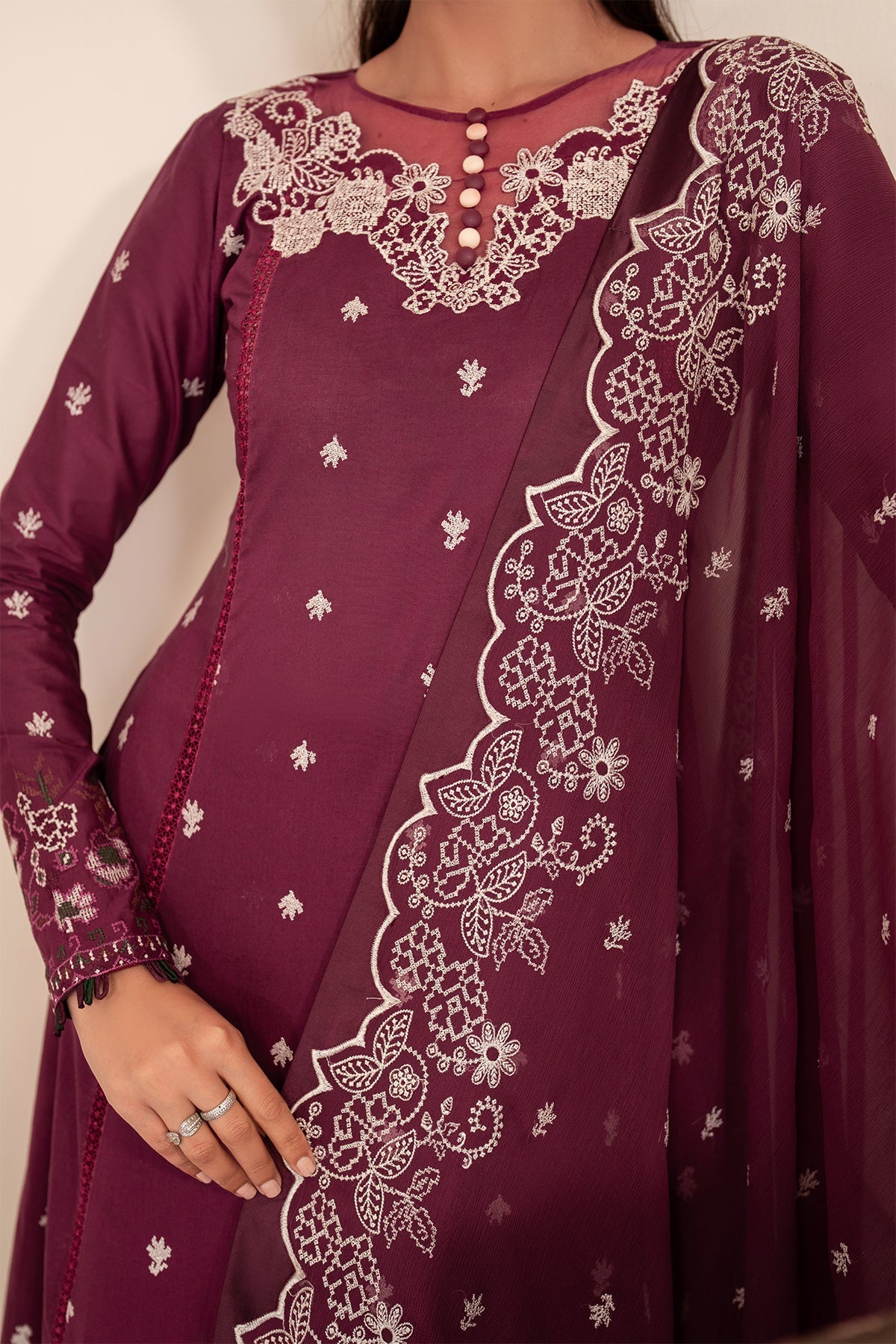 Zarif | Lamhay Luxury Eid Lawn 25 | 08 TEHMEEN