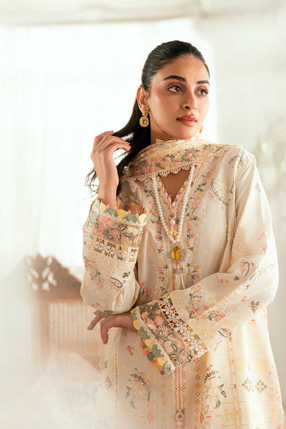 Qalamkar | Luxury Lawn Eid Edit | SB-01 Rina