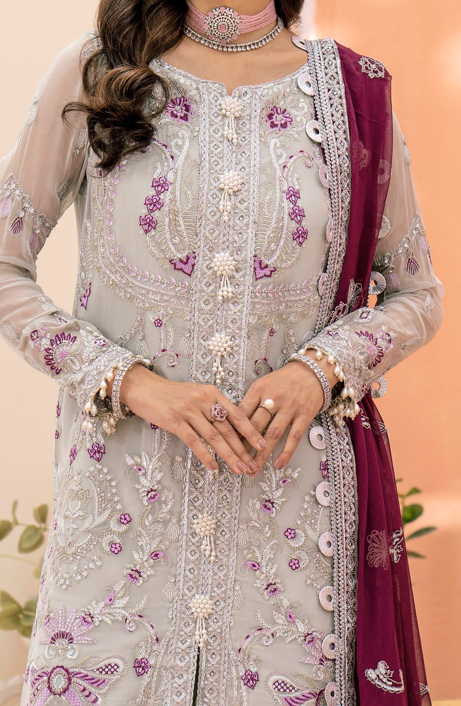 Maryum N Maria | Luxury Formals | FORMAL DRESS - YUSRA (SFG-0013)