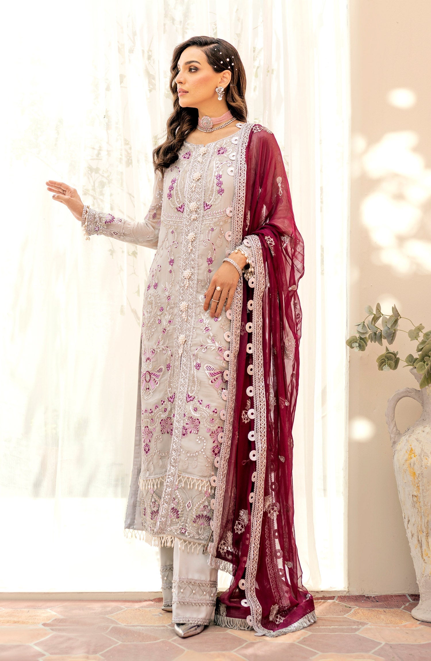Maryum N Maria | Luxury Formals | FORMAL DRESS - YUSRA (SFG-0013)