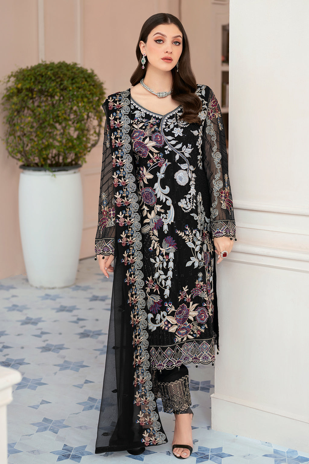 Ramsha | Rangoon Chiffon Collection 24 | D-906