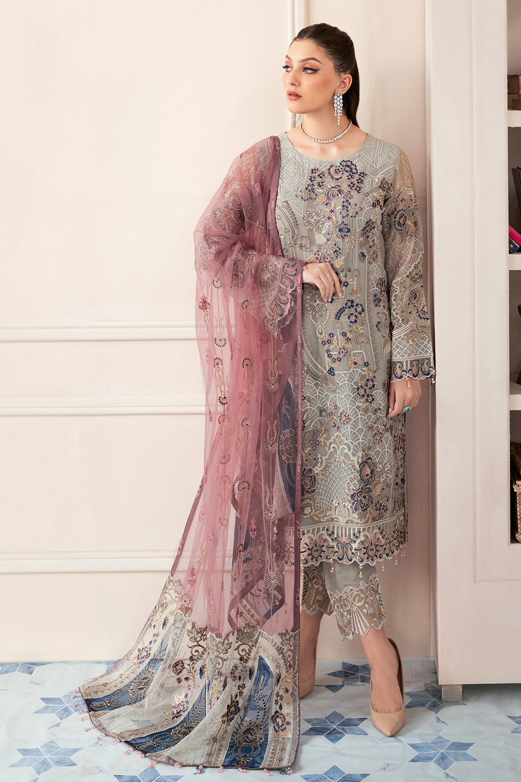 Ramsha | Rangoon Chiffon Collection 24 | D-907