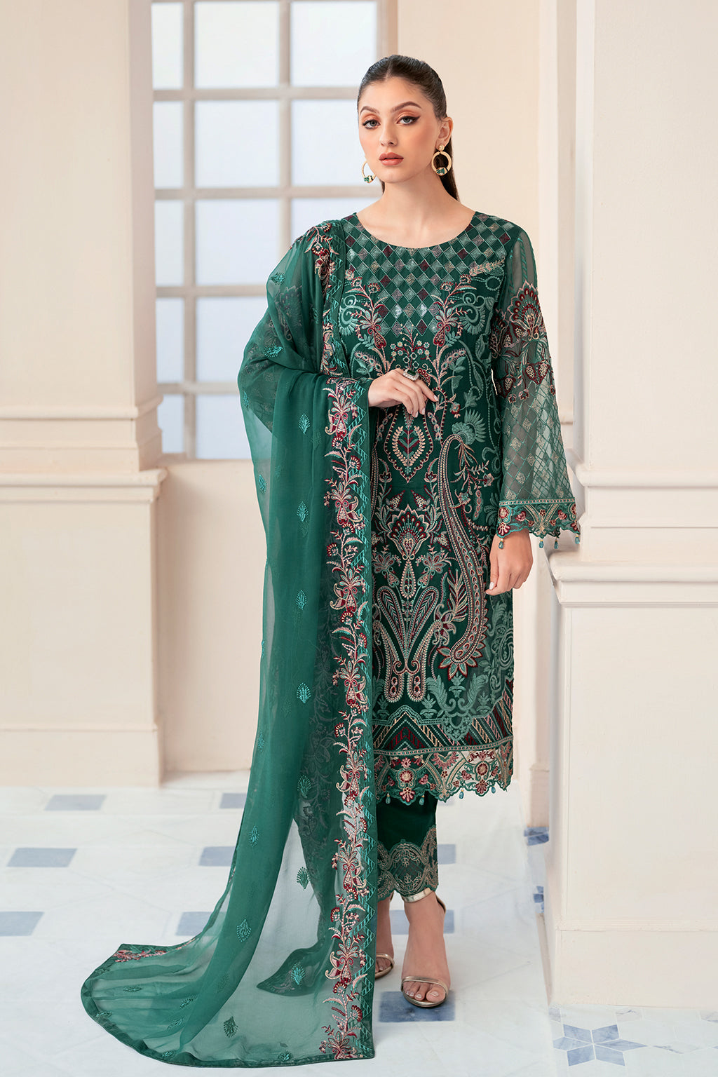 Ramsha | Rangoon Chiffon Collection 24 | D-908