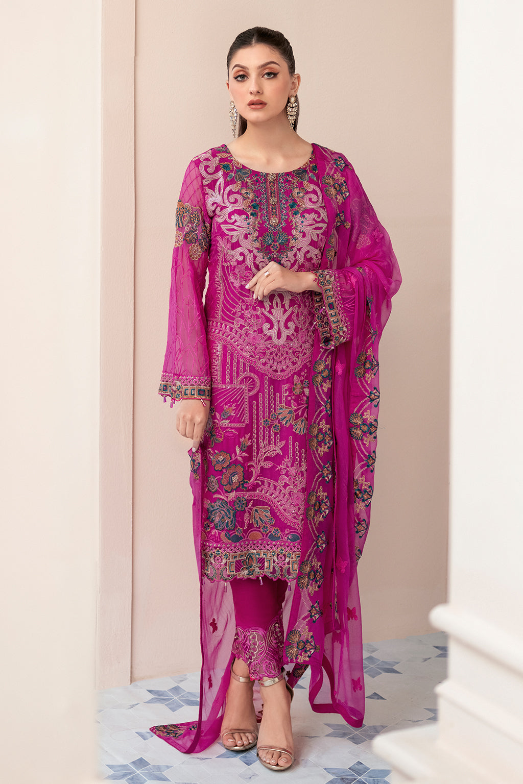 Ramsha | Rangoon Chiffon Collection 24 | D-912