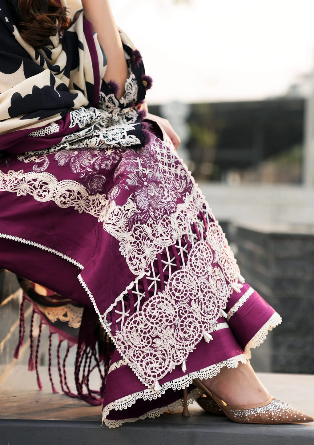 Elaf Premium | Winter Pashmina Shawl Collection | EPW-1A Infinite Love