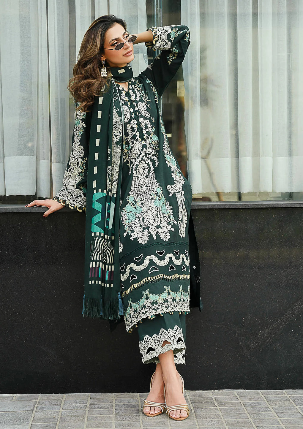 Elaf Premium | Winter Pashmina Shawl Collection | EPW-2A Sweet Harmony