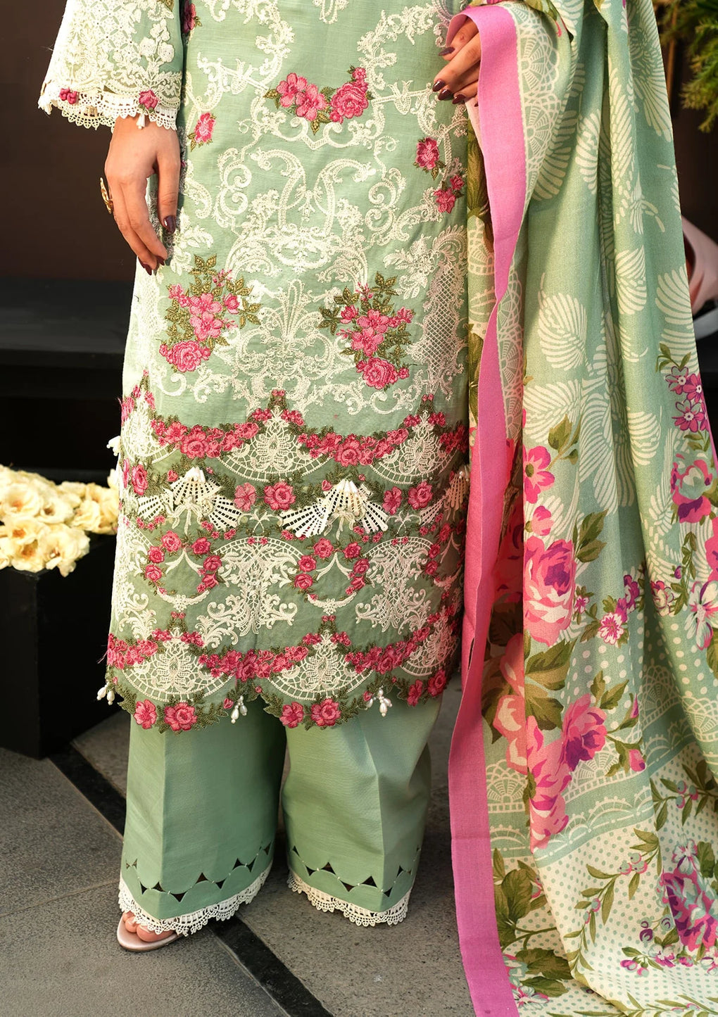 Elaf Premium | Winter Pashmina Shawl Collection | EPW-7A Passionate Dance