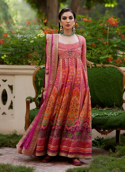 Farah Talib Aziz | Mayna Festive Prints 24 | Noorie Kalidaar And Dupatta