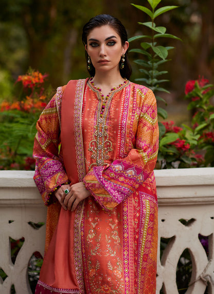 Farah Talib Aziz | Mayna Festive Prints 24 | Fadil Shirt And Dupatta