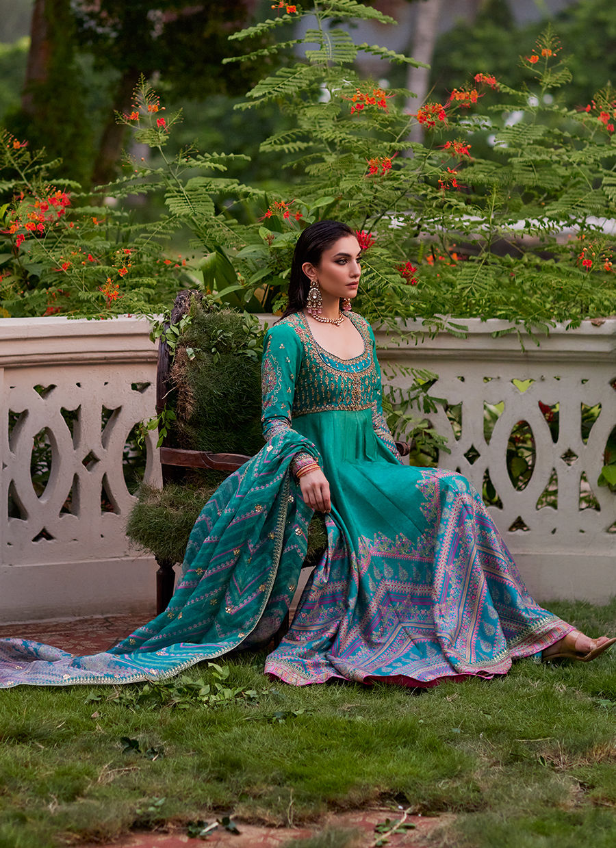 Farah Talib Aziz | Mayna Festive Prints 24 | Aalam Kalidaar And Dupatta