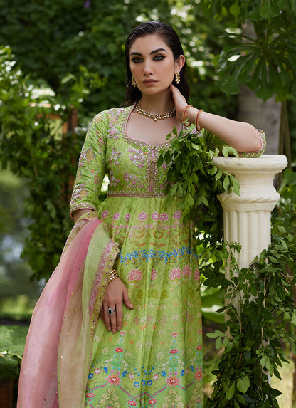 Farah Talib Aziz | Mayna Festive Prints 24 | Limees Kalidaar With Dupatta