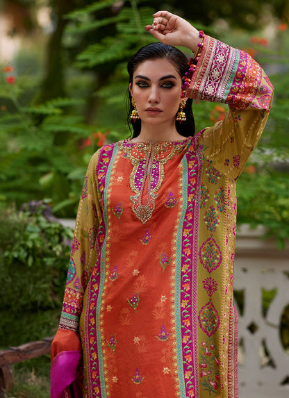 Farah Talib Aziz | Mayna Festive Prints 24 | Aifa Shirt And Dupatta