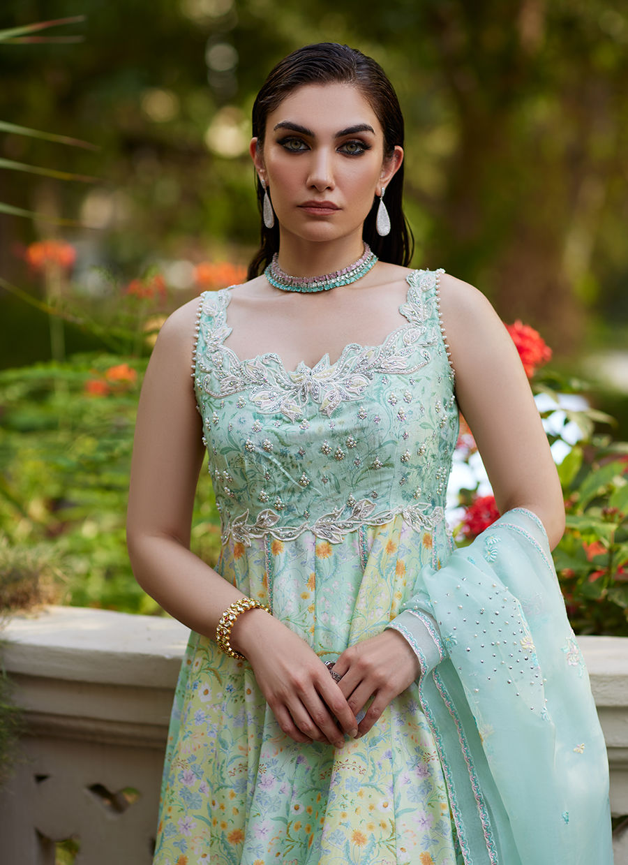 Farah Talib Aziz | Mayna Festive Prints 24 | Ifaa Kalidaar