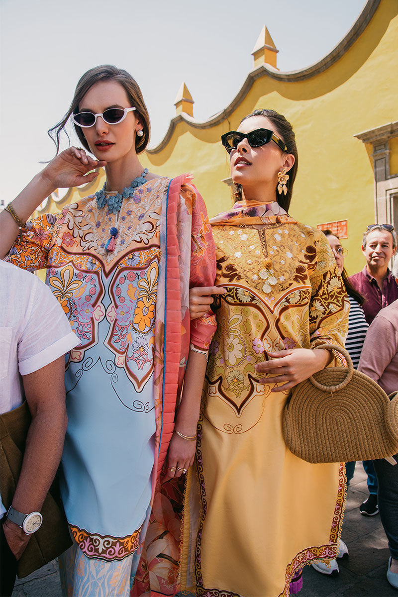 Mushq | La Dolce Hemline Prints 25 | Blossing Almond