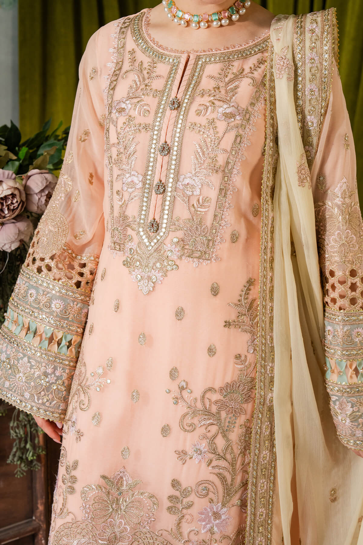 Imrozia Premium | Naina Chiffon Collection | I-193 Kashud
