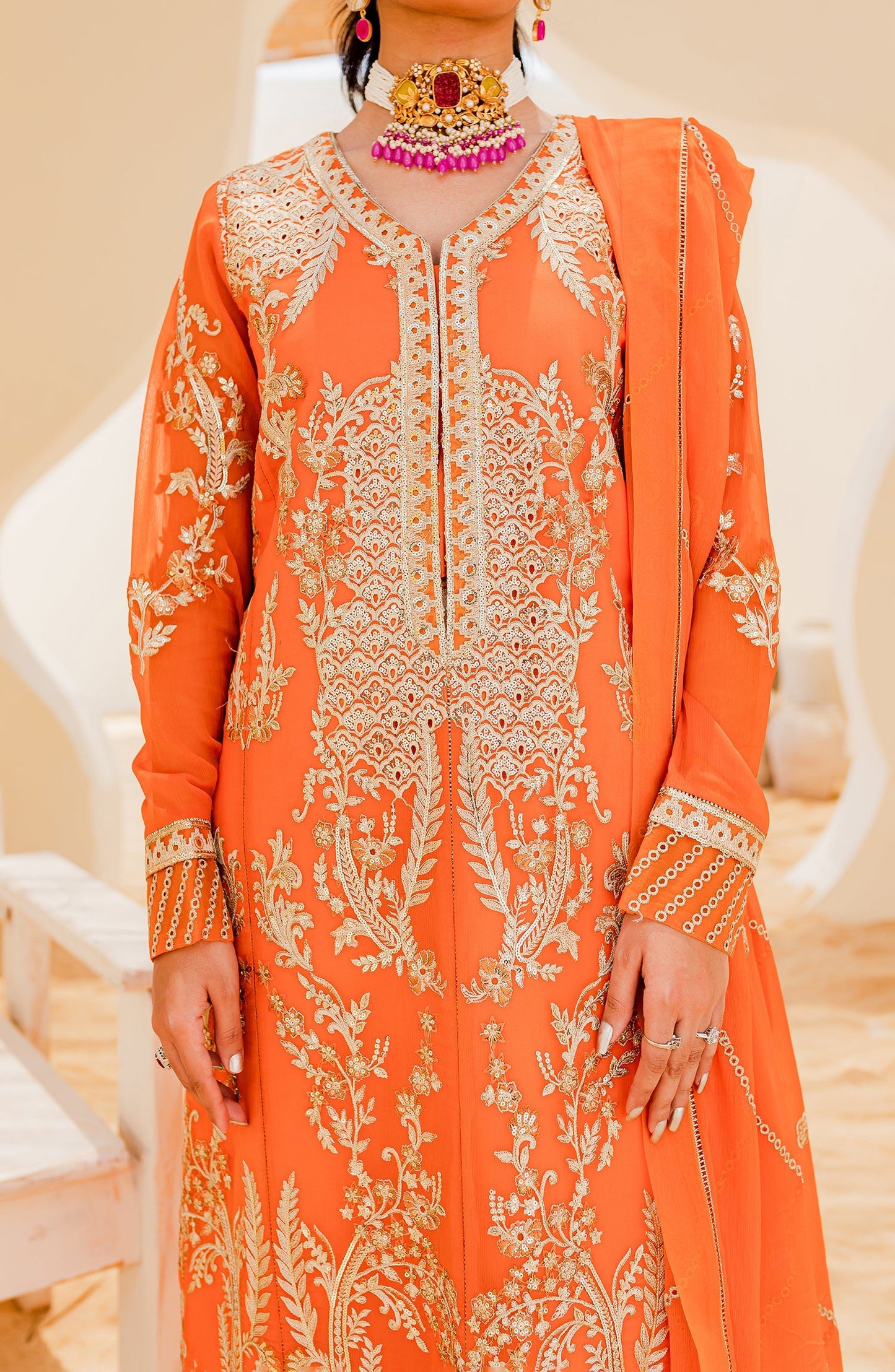 Maryum N Maria | Ariya Premium Chiffon | ORIOLE (QS23-506)