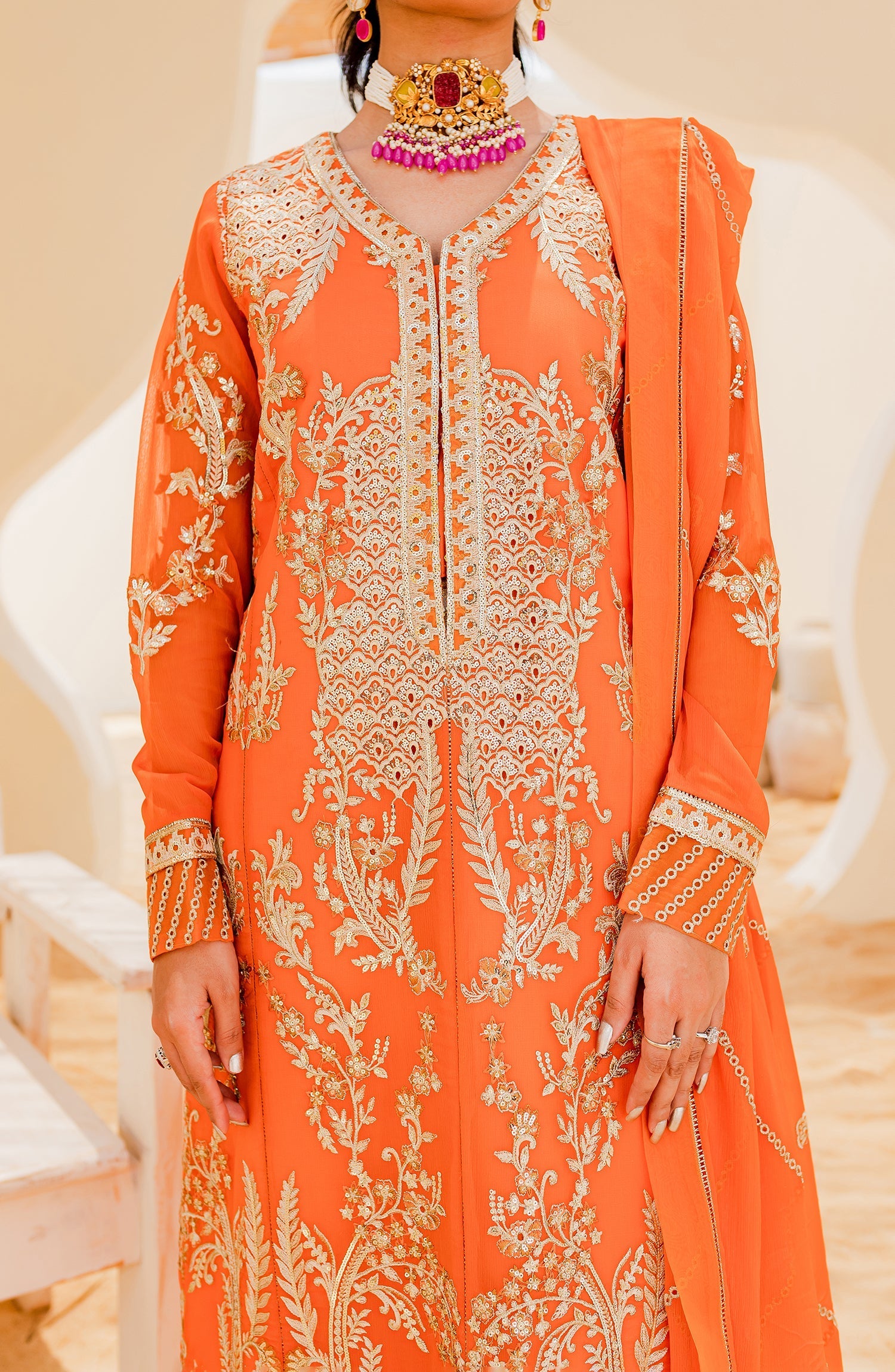 Maryum N Maria | Ariya Premium Chiffon | ORIOLE (QS23-506)