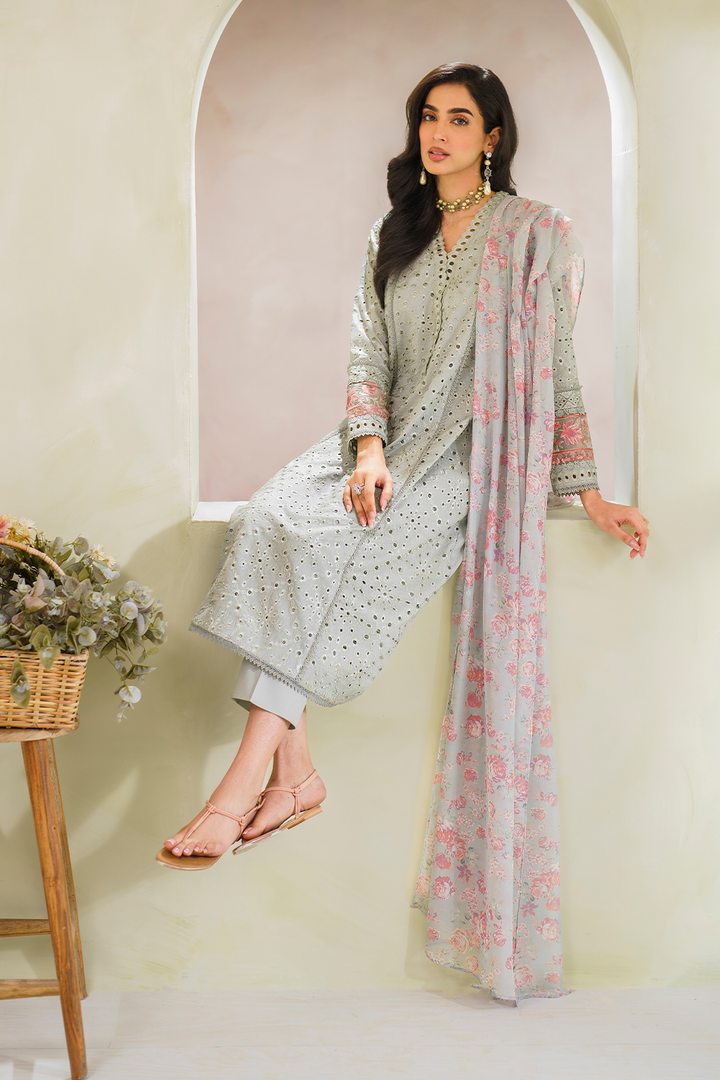 Iznik | Ready to Wear | IP-224 EMBROIDERED LAWN