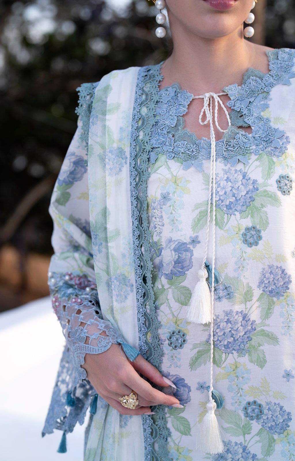 AJR Couture | Printakari Lawn 25 | Isle