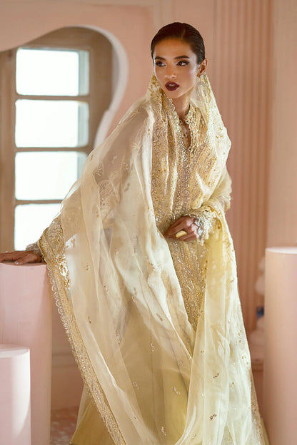 Ayzel Luminara Embroidered Organza 3Pc Suit AWF-02 LEIA