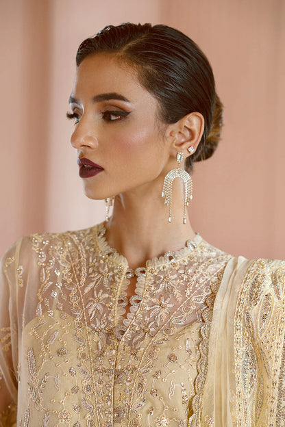 Ayzel Luminara Embroidered Organza 3Pc Suit AWF-02 LEIA