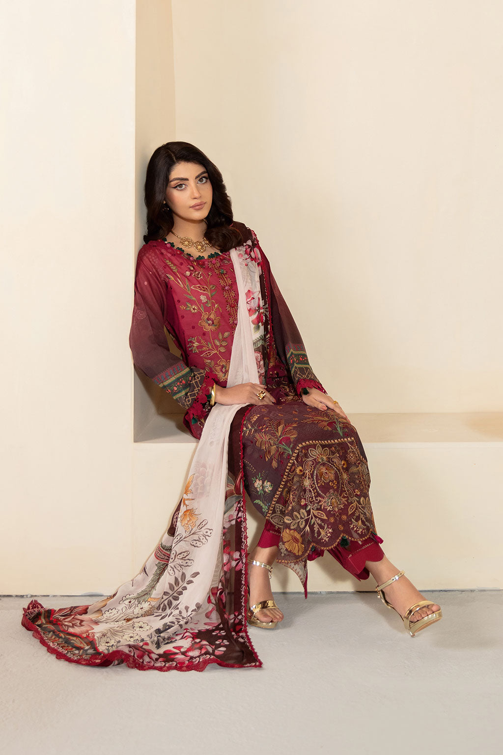 Ramsha | Mashaal Luxury Lawn | L-1303