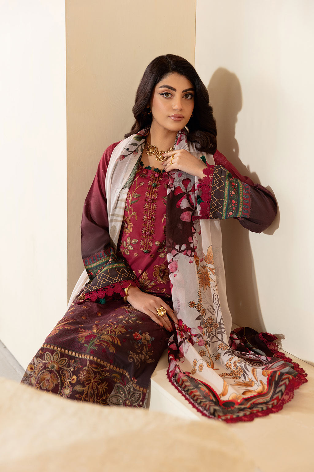Ramsha | Mashaal Luxury Lawn | L-1303
