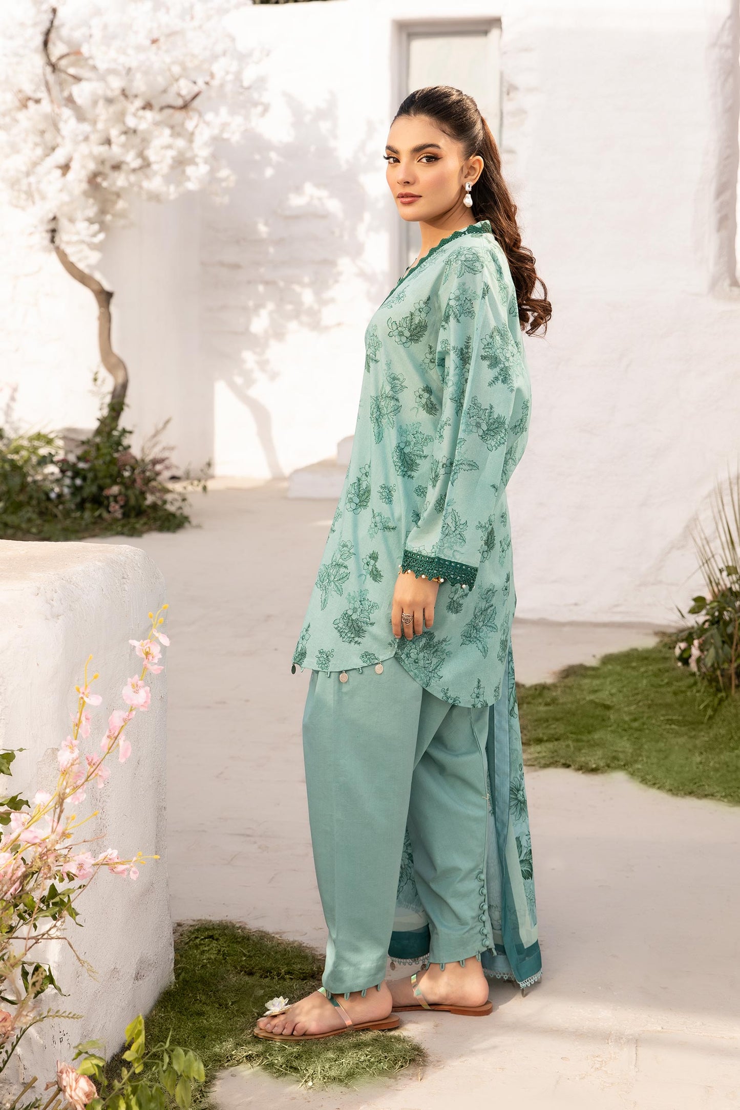 Maria B | M Basic Summer Lawn 25 | MB-CUS25-708B
