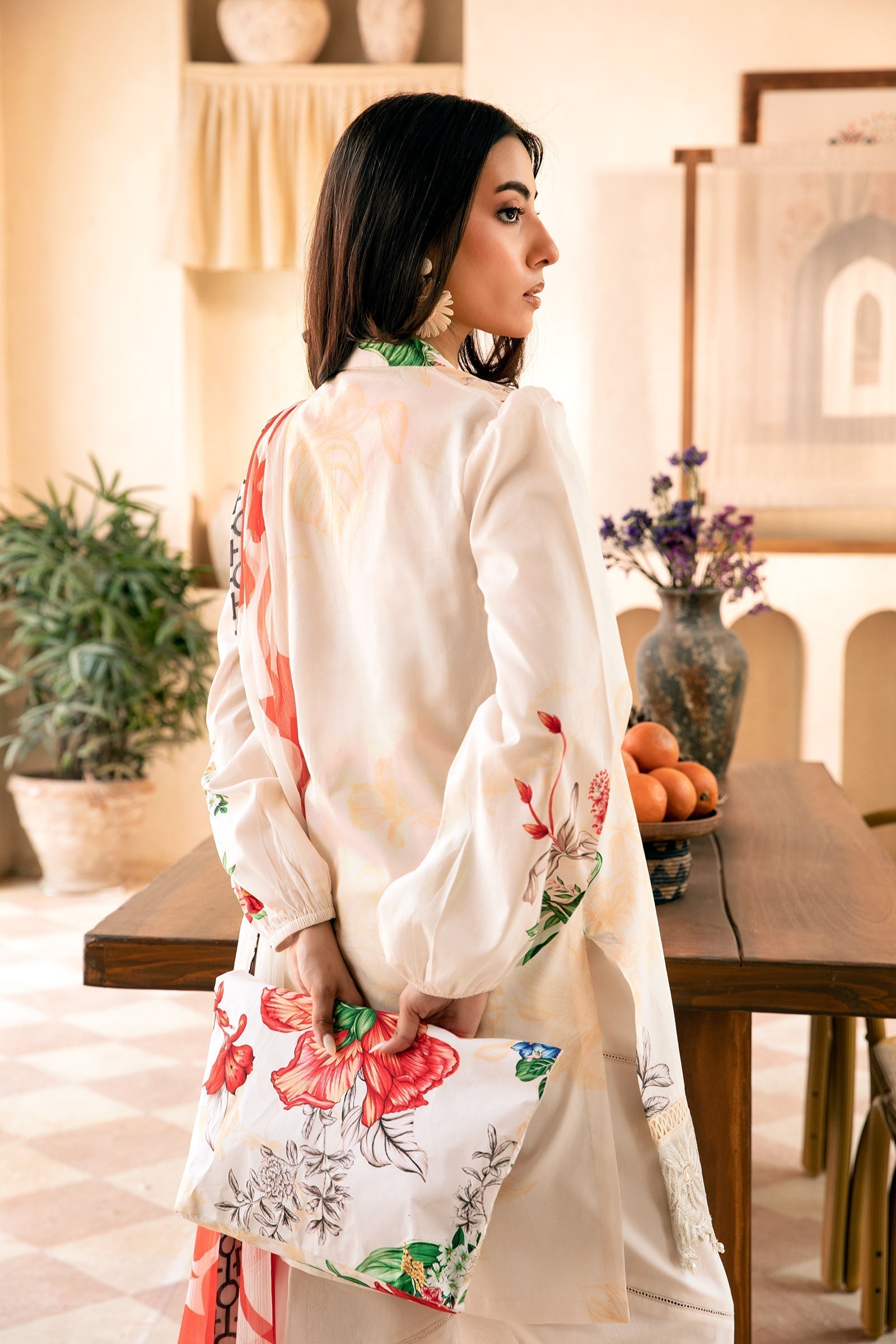 Maria B | Eid Basic Lawn | MB-CUS25-907B