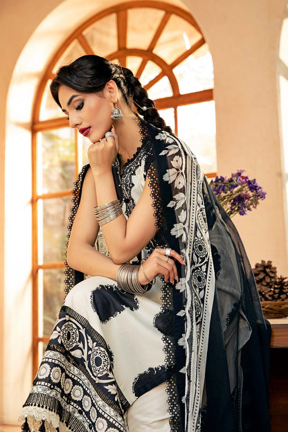 Maria B | Eid Basic Lawn | MB-CUS25-911B