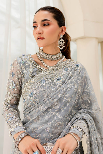 Maria B | Bridal Couture | Ice Blue MC-908