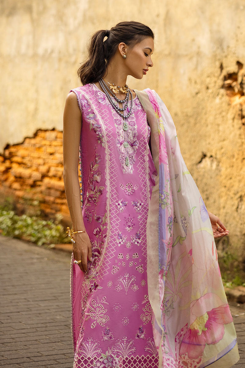 Mushq | Manaram Luxury Lawn 25 | Timeless Wave