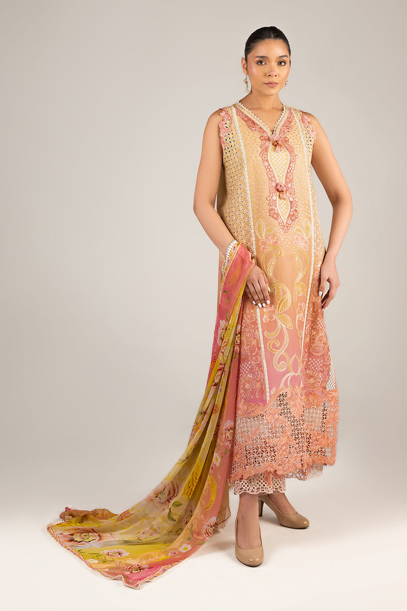 Mushq | Manaram Luxury Lawn 25 | Tranquil Spark