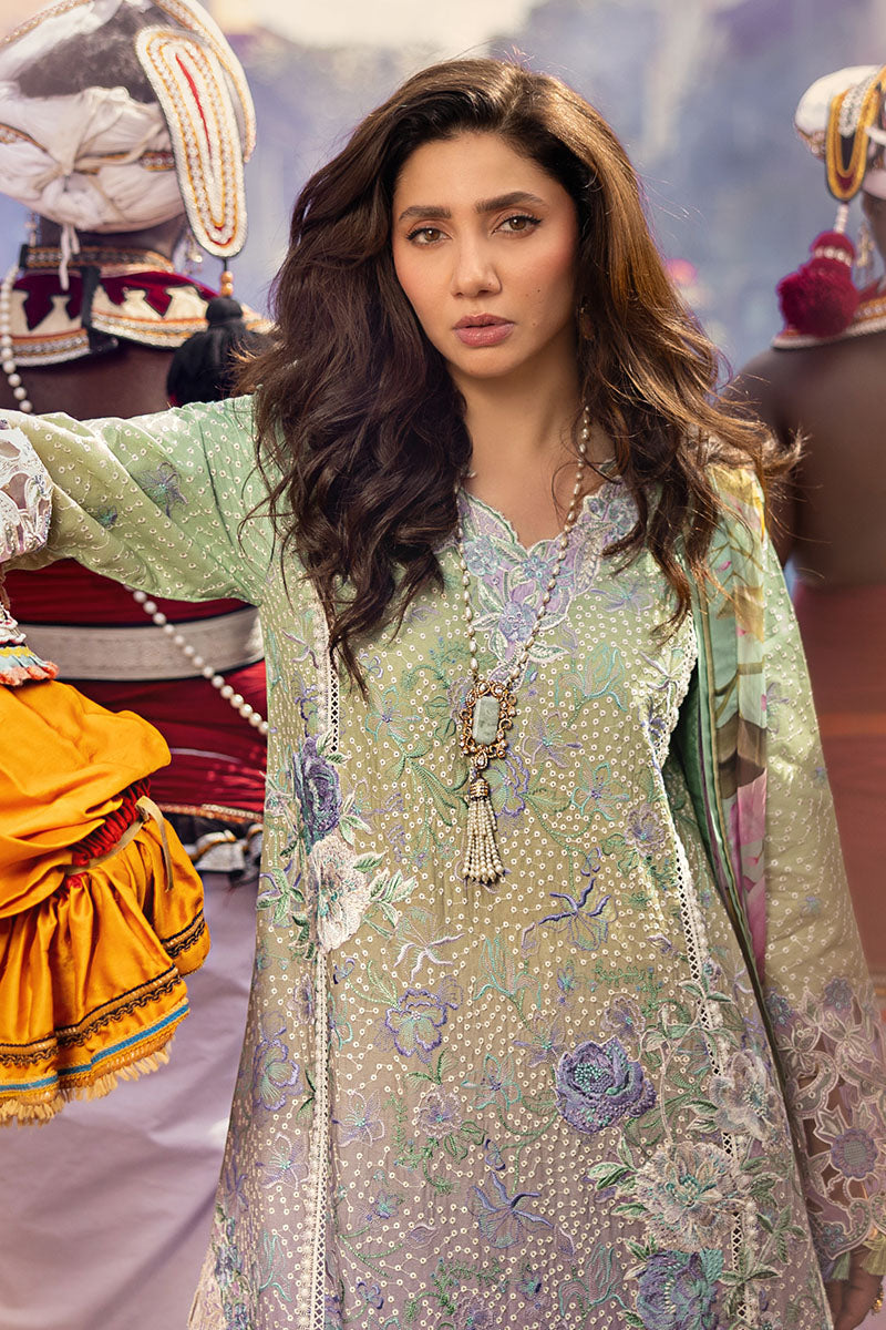 Mushq | Manaram Luxury Lawn 25 | Glittering Grace