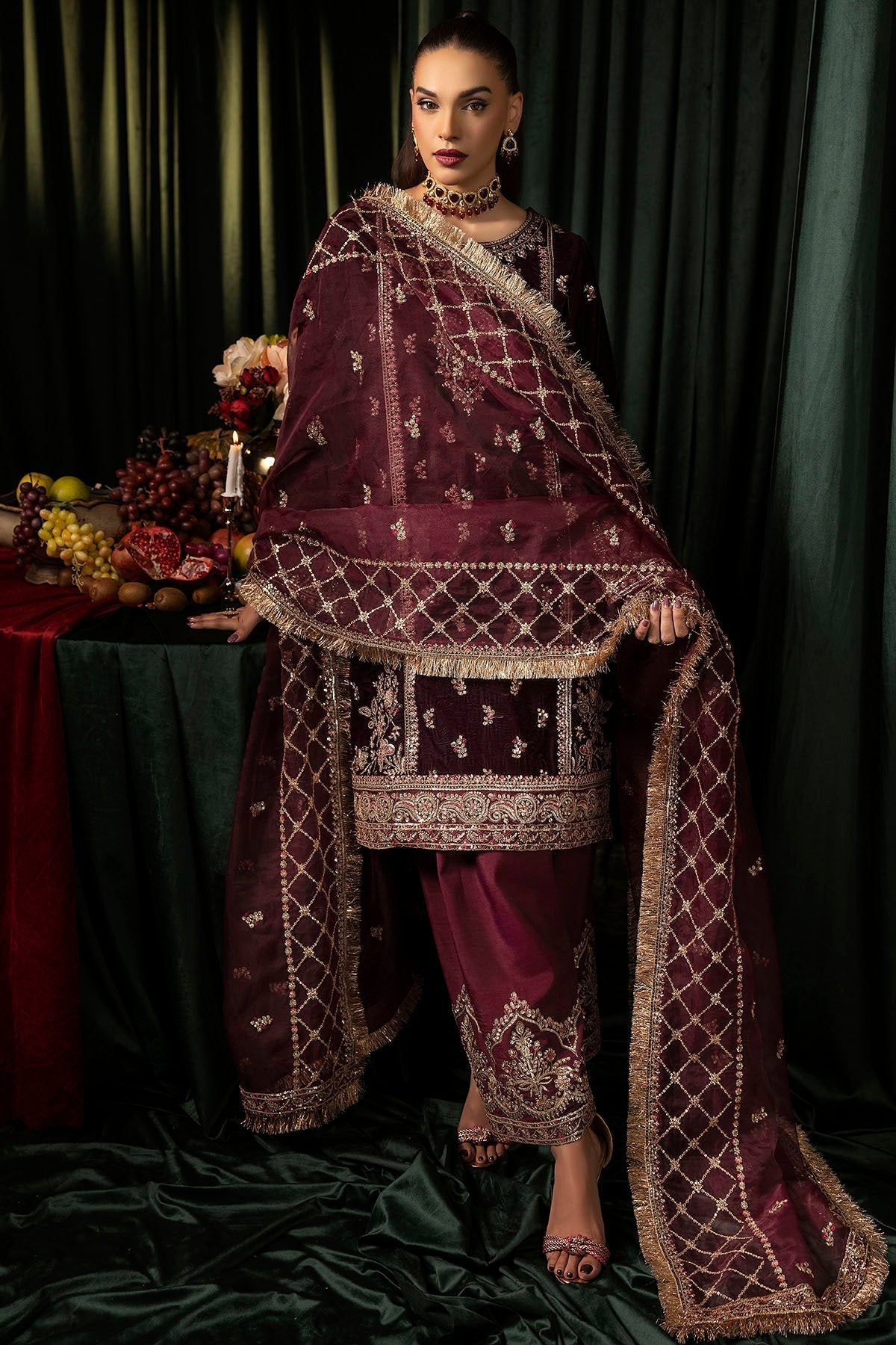 Motifz | Velvet Formals | 5095-MAZNEEN