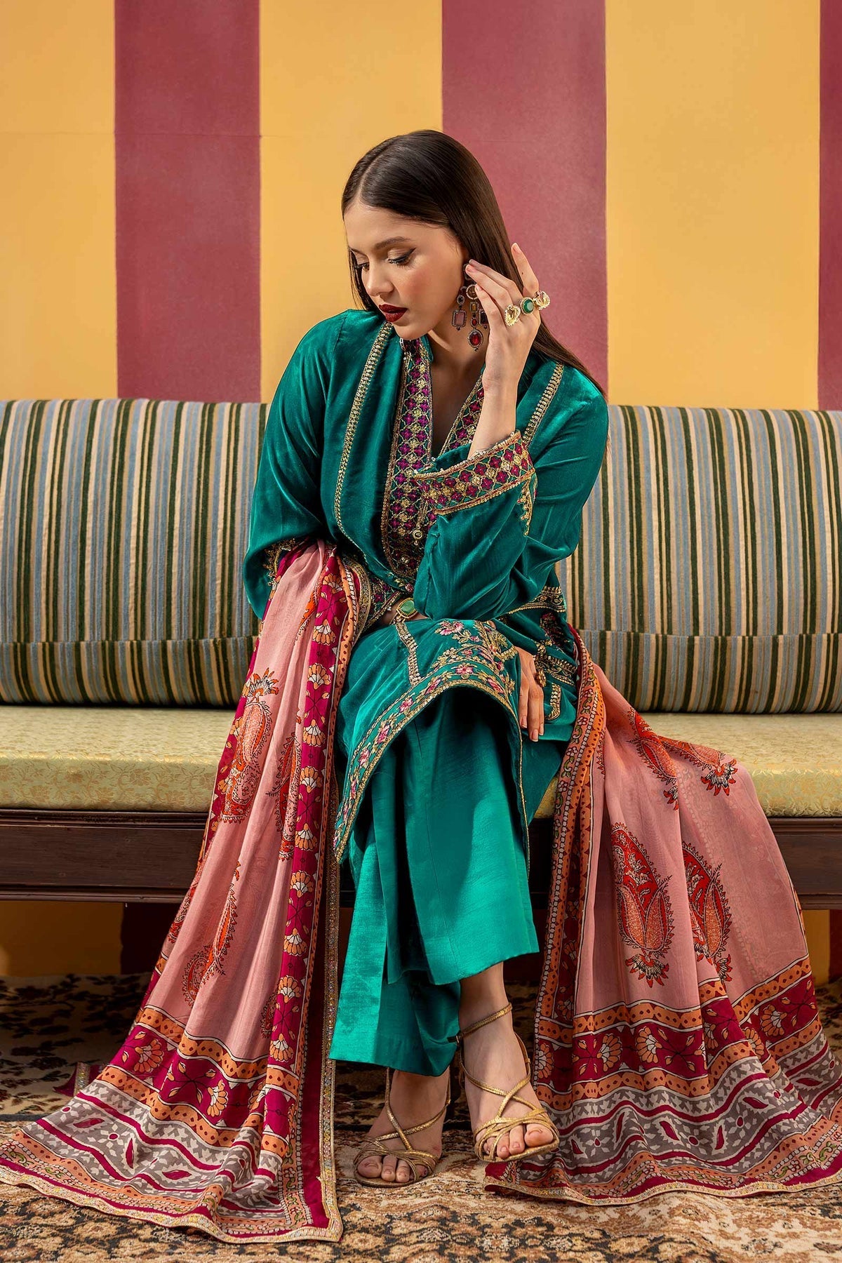 Maria B | M Basics Festive Velvet | MB-USW24-604