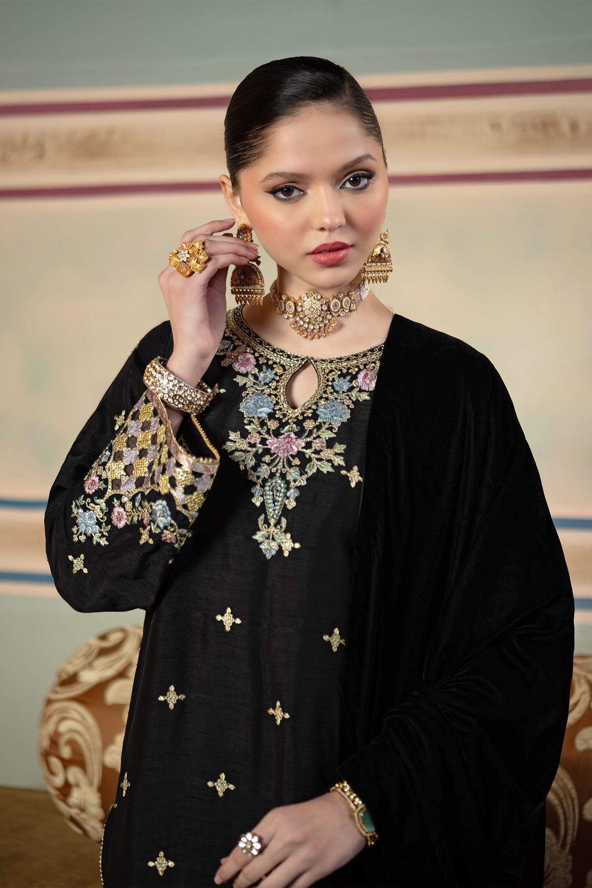 Maria B | M Basics Festive Velvet | MB-USW24-601