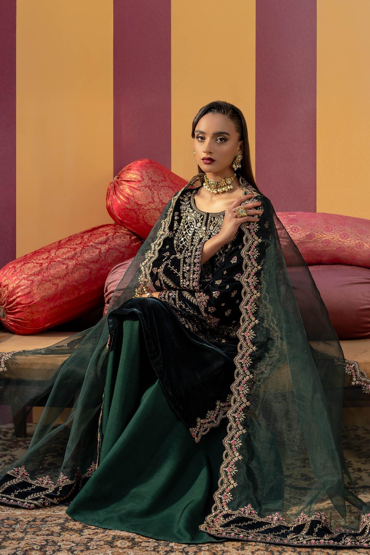 Maria B | M Basics Festive Velvet | MB-USW24-606